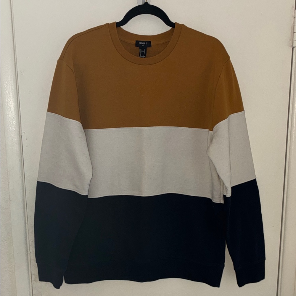 Forever 21 - Colorblock Crewneck Sweater